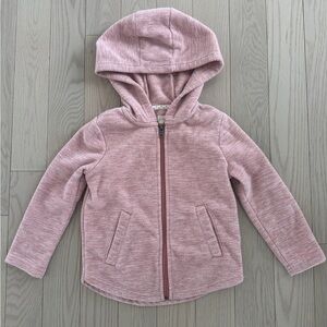 🌷Roxy Girls' Hooded Zip-Up Fleece Sweater size 4T